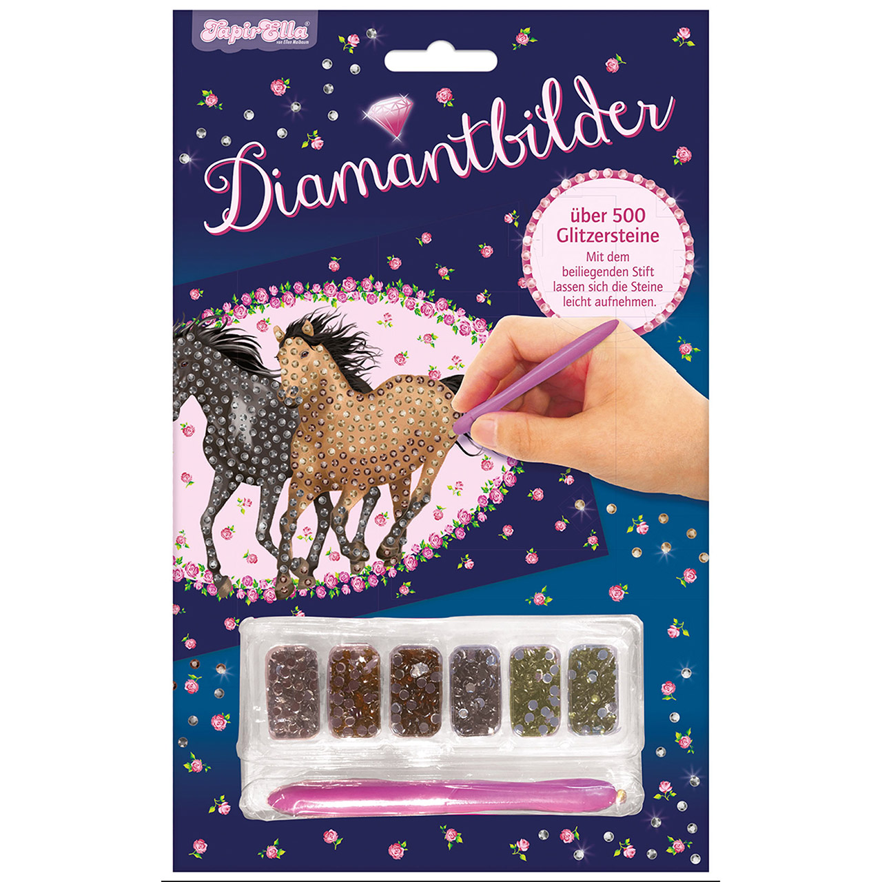 Diamantbild: Pferde