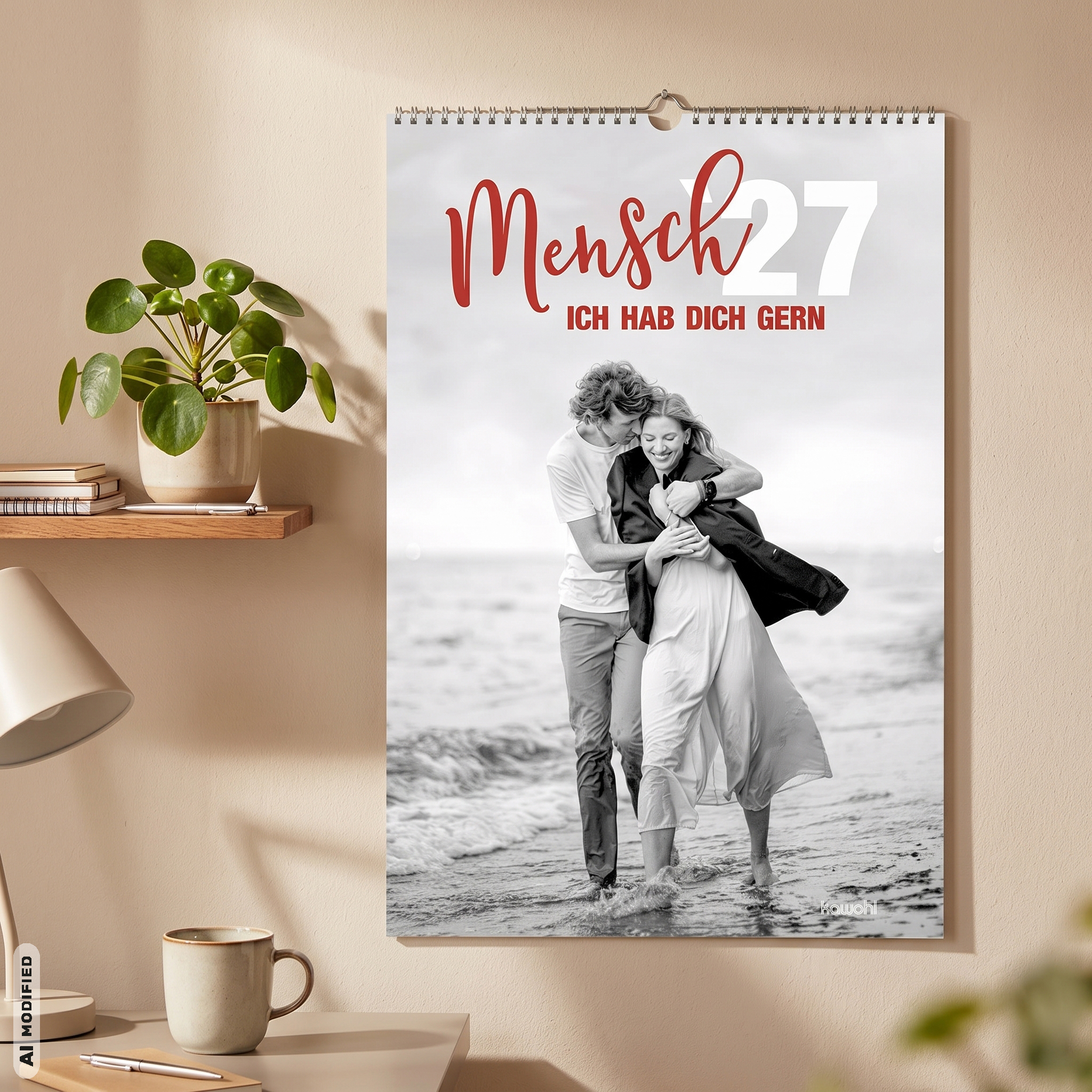 Wandkalender - Mensch ich hab dich gern 2027
