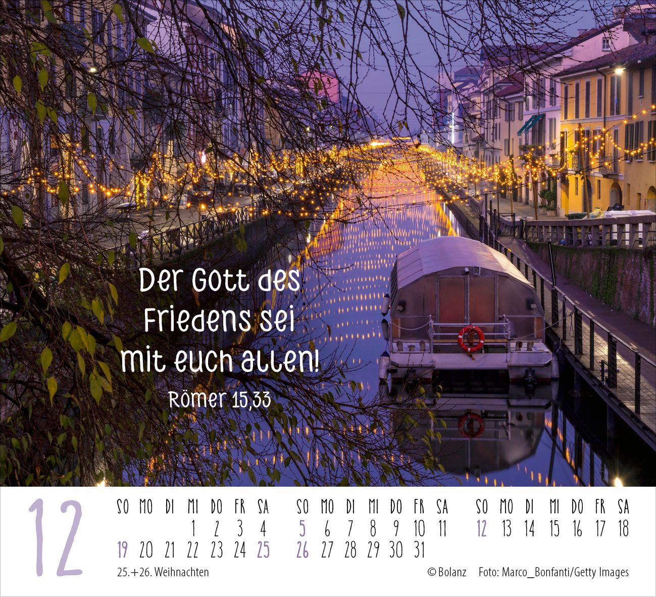Aufstellkalender - Atempause 2027 Minikalender