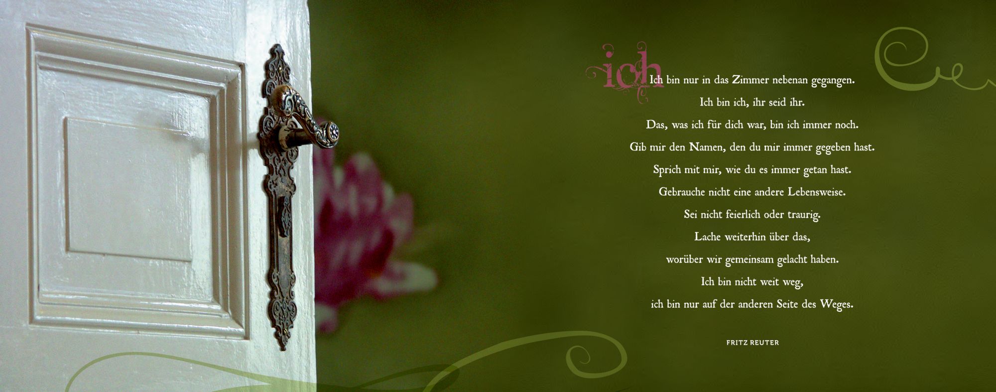 Geschenkbuch - Was bleibt, ist die Erinnerung