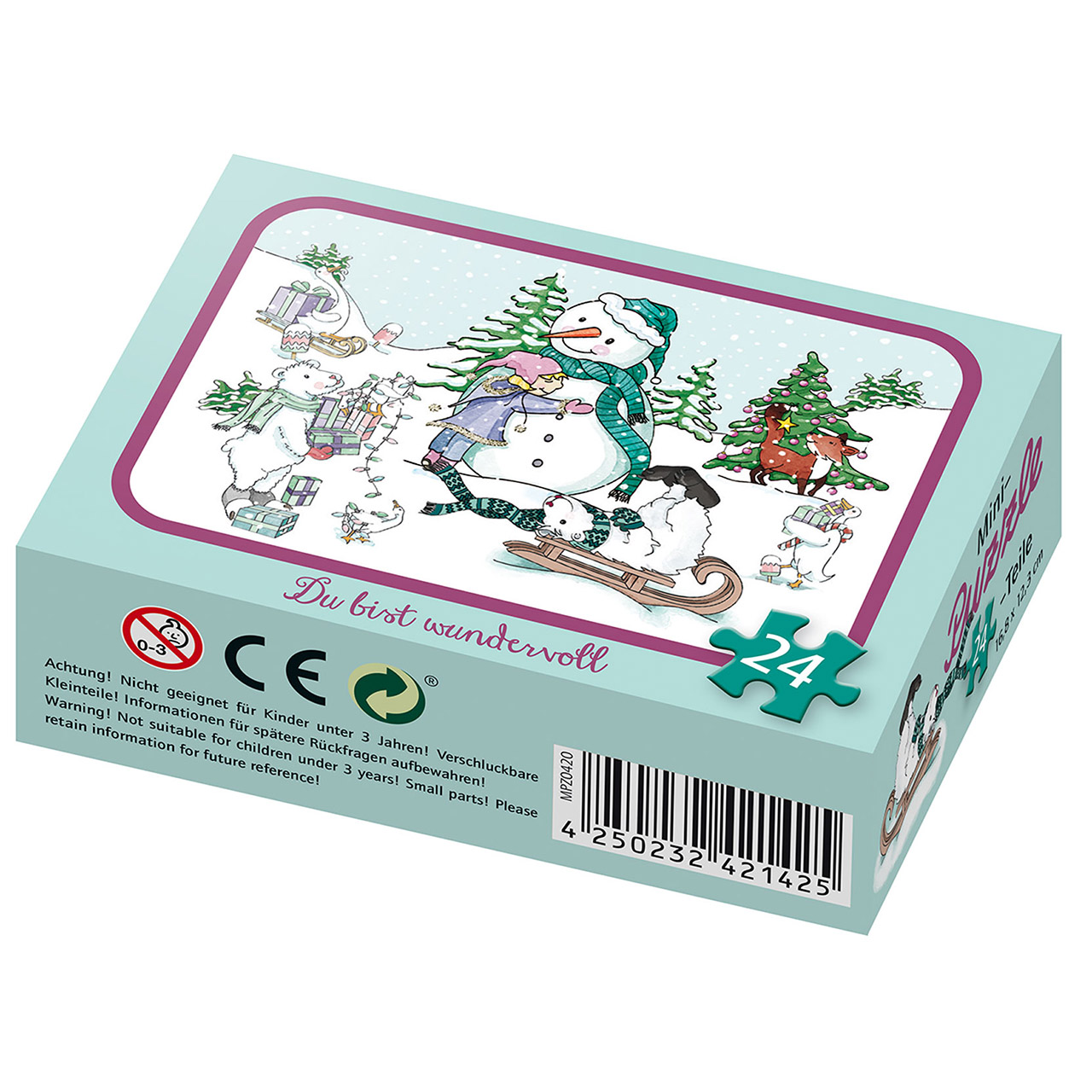 Puzzle - Schneemann - Du bist wundervoll - Schneemann<br />