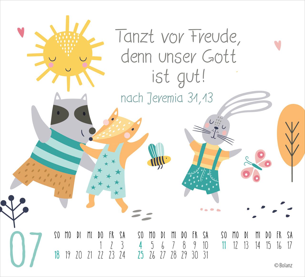Aufstellkalender - Freunde fürs Leben 2027 Minikalender