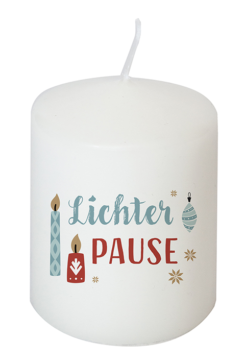 Kerze 'Lichterpause'