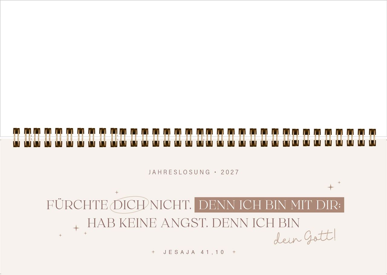 Terminkalender - Täglich vertrauen 2027