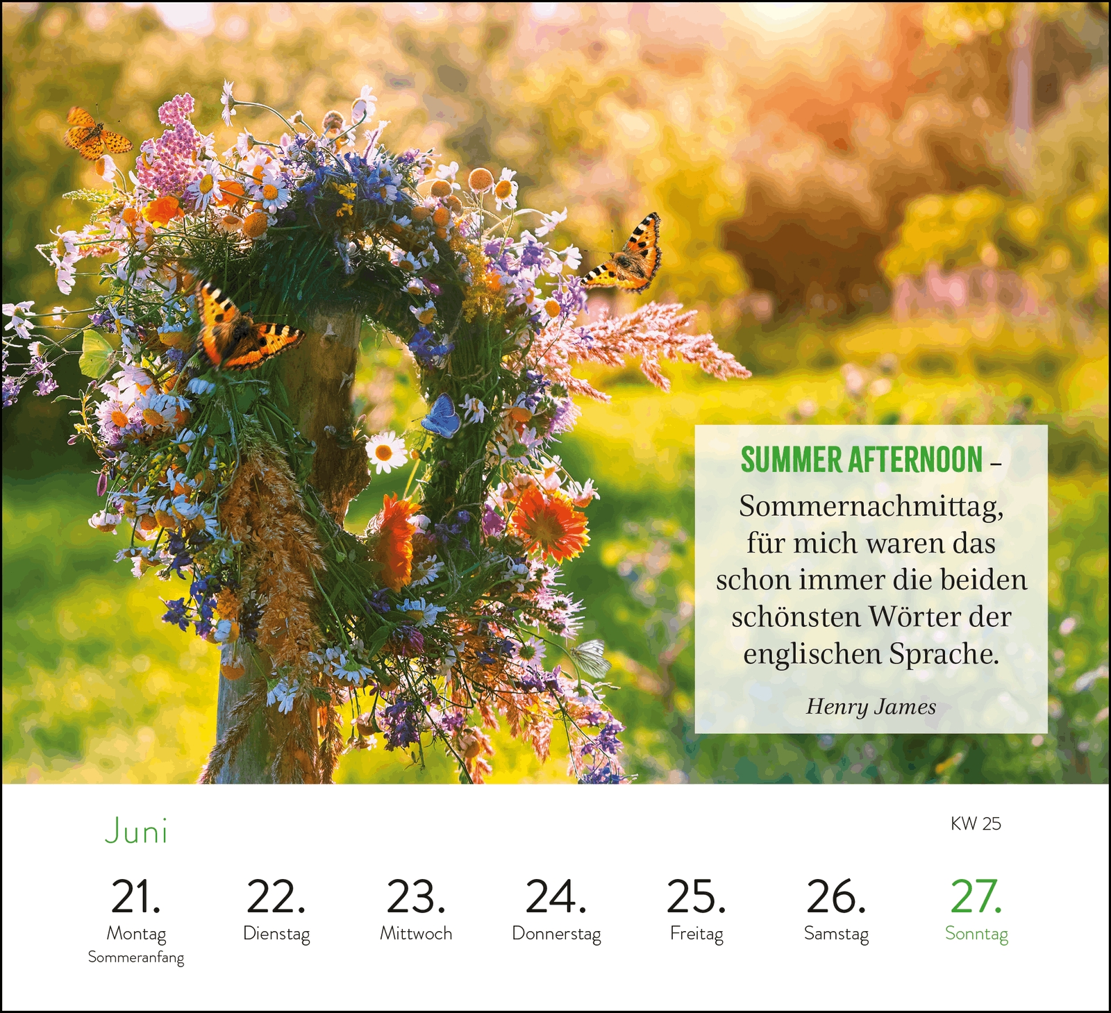 Aufstellkalender - Glücksmomente für jeden Tag 2027
