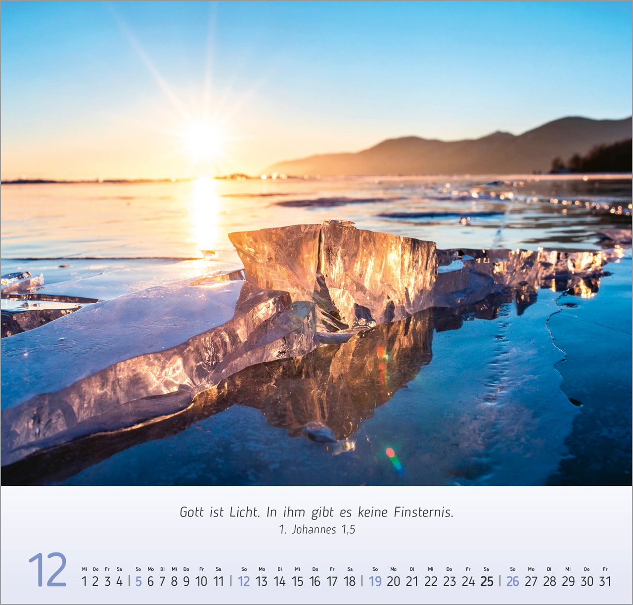 Wandkalender - Licht-Impressionen 2027 Wandkalender