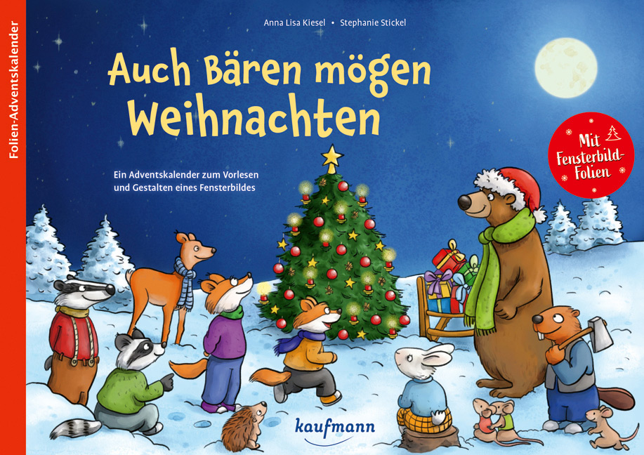 Adventskalender - Auch Bären mögen Weihnachten - Tiere Weihnachtsbaum Geschenke