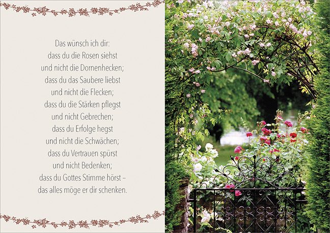 Grußheft - Alles Liebe zum 80. Geburtstag - Blumenstrauß