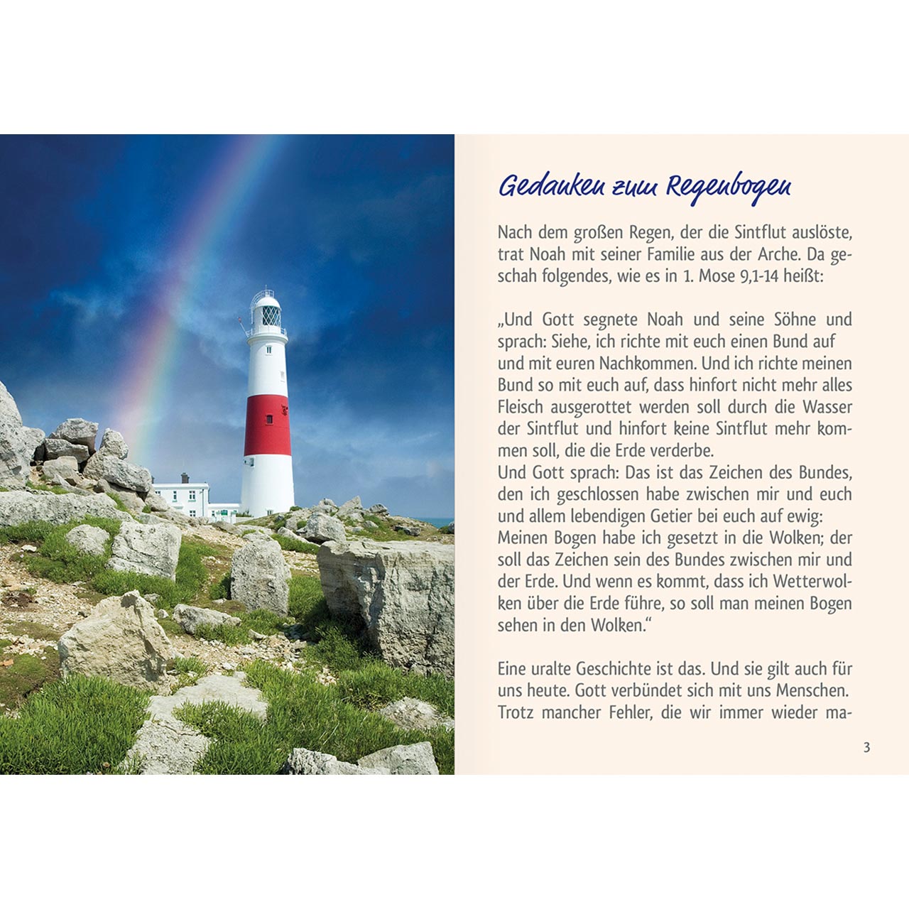 Grußheft - Gottes bunter Segen für das neue Lebensjahr - Wasserstraße - Regenbogen