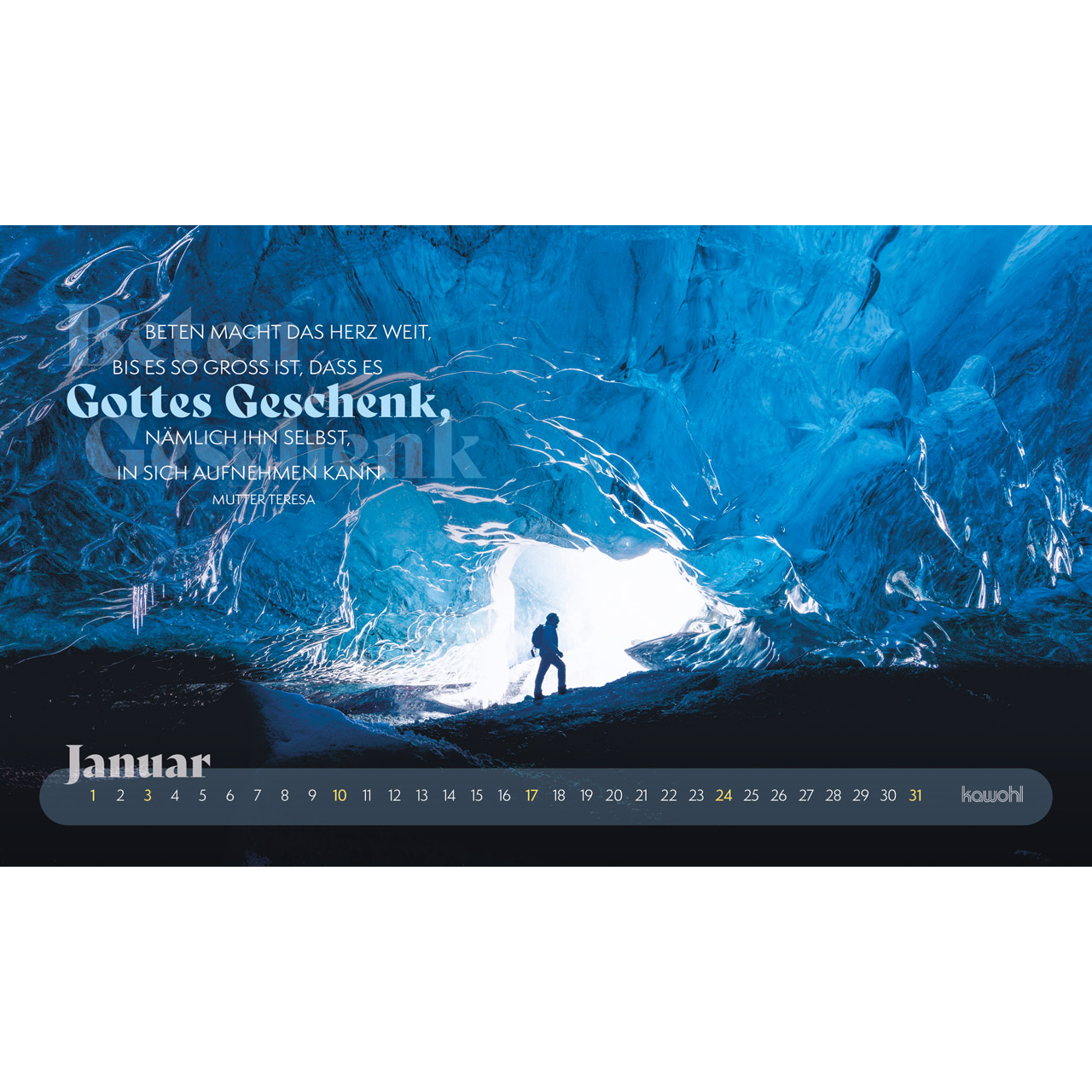 Postkartenkalender - Abenteuer - Mit Gott unterwegs 2027
