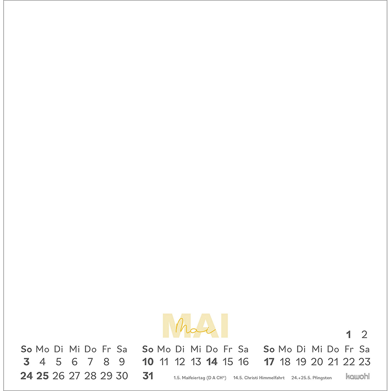Tischkalender - Einblicke 2026
