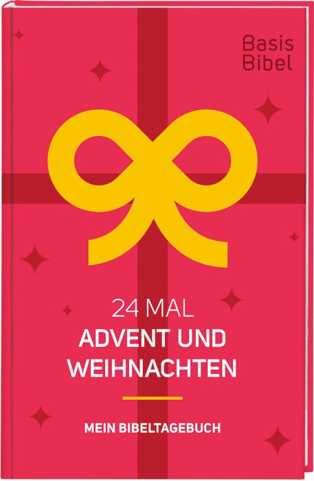 Tagebuch - 24 Mal Advent und Weihnachten - Buch Schleife Pink