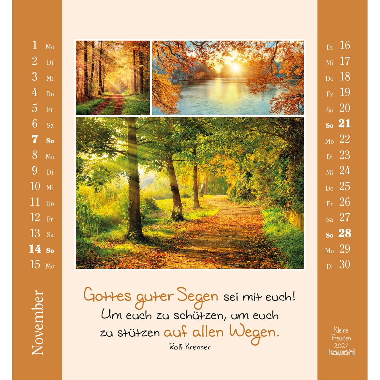 Aufstellkalender - Kleine Freuden 2027