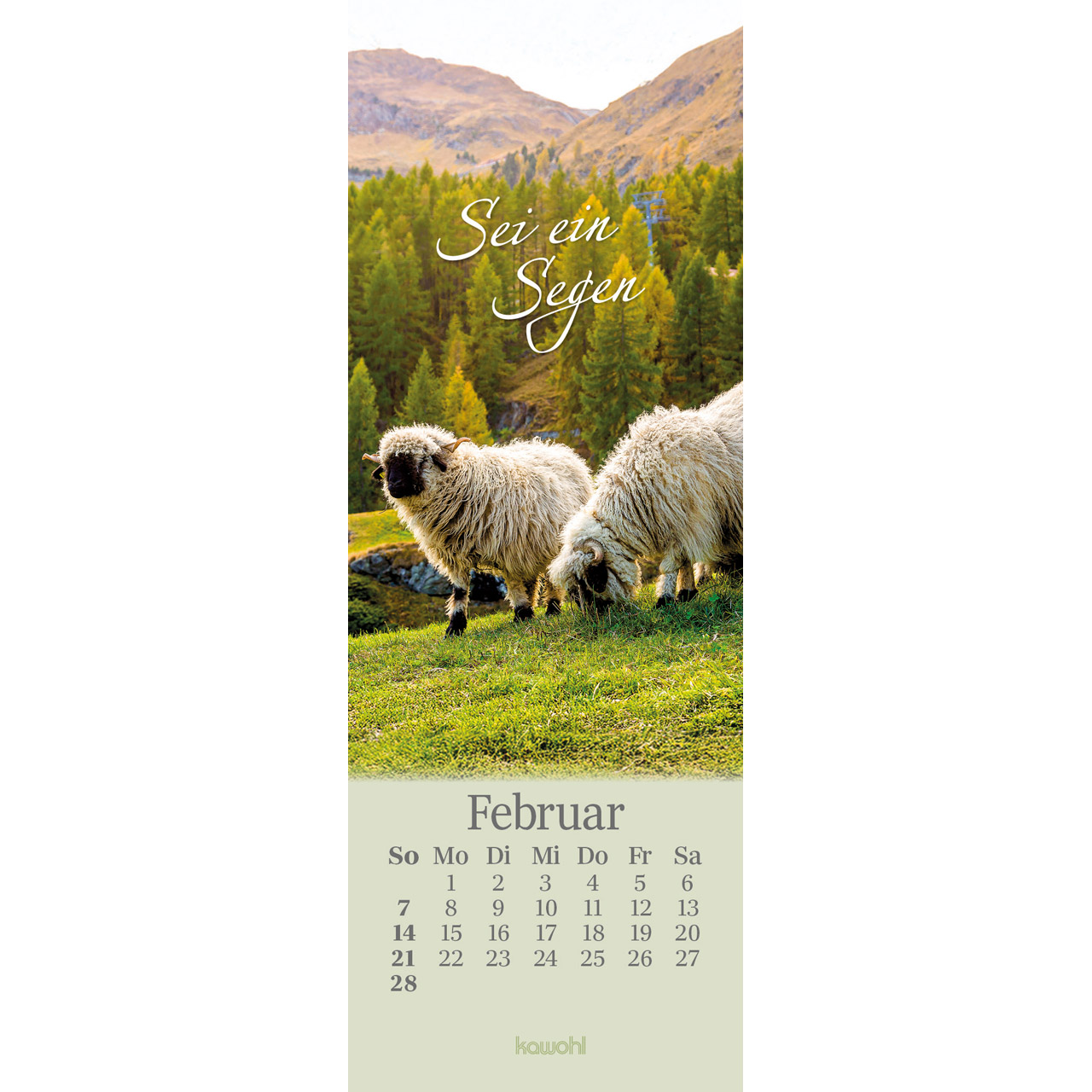 Lesezeichenkalender - Sei behütet jeden Tag 2027
