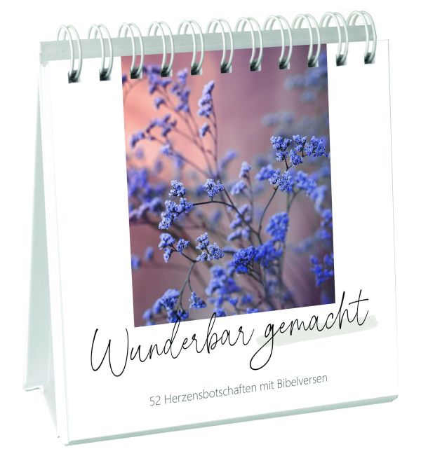 Aufstellbuch - Wunderbar gemacht - Aufstellbuch - Blumen