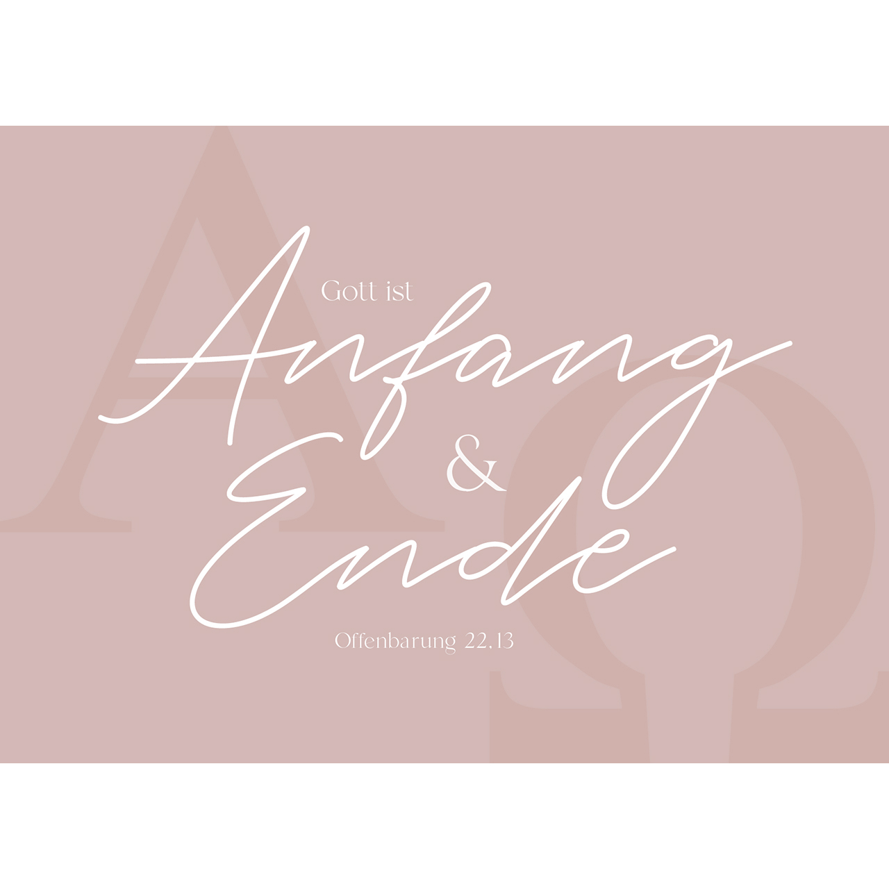 Postkarten - Gott ist Anfang und Ende