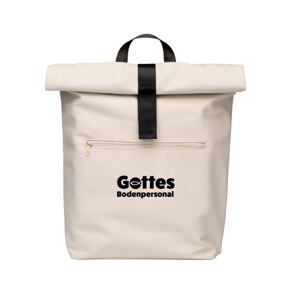 Rucksack - Rolltop-Rucksack "Gottes Bodenpersonal"