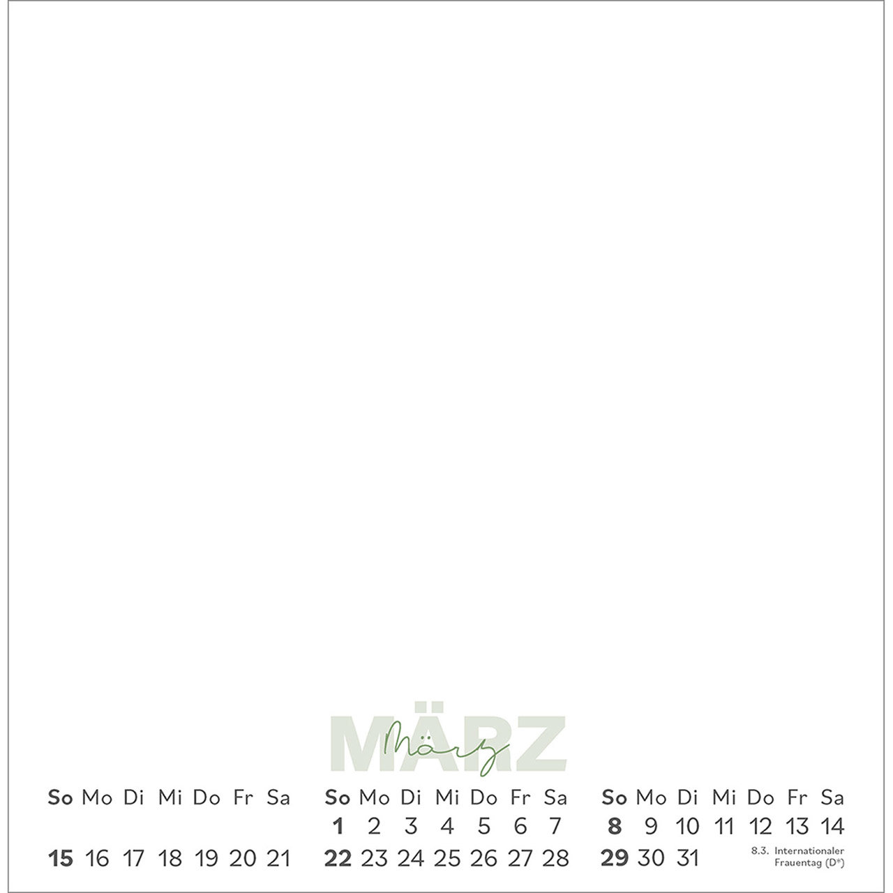 Tischkalender - Einblicke 2026
