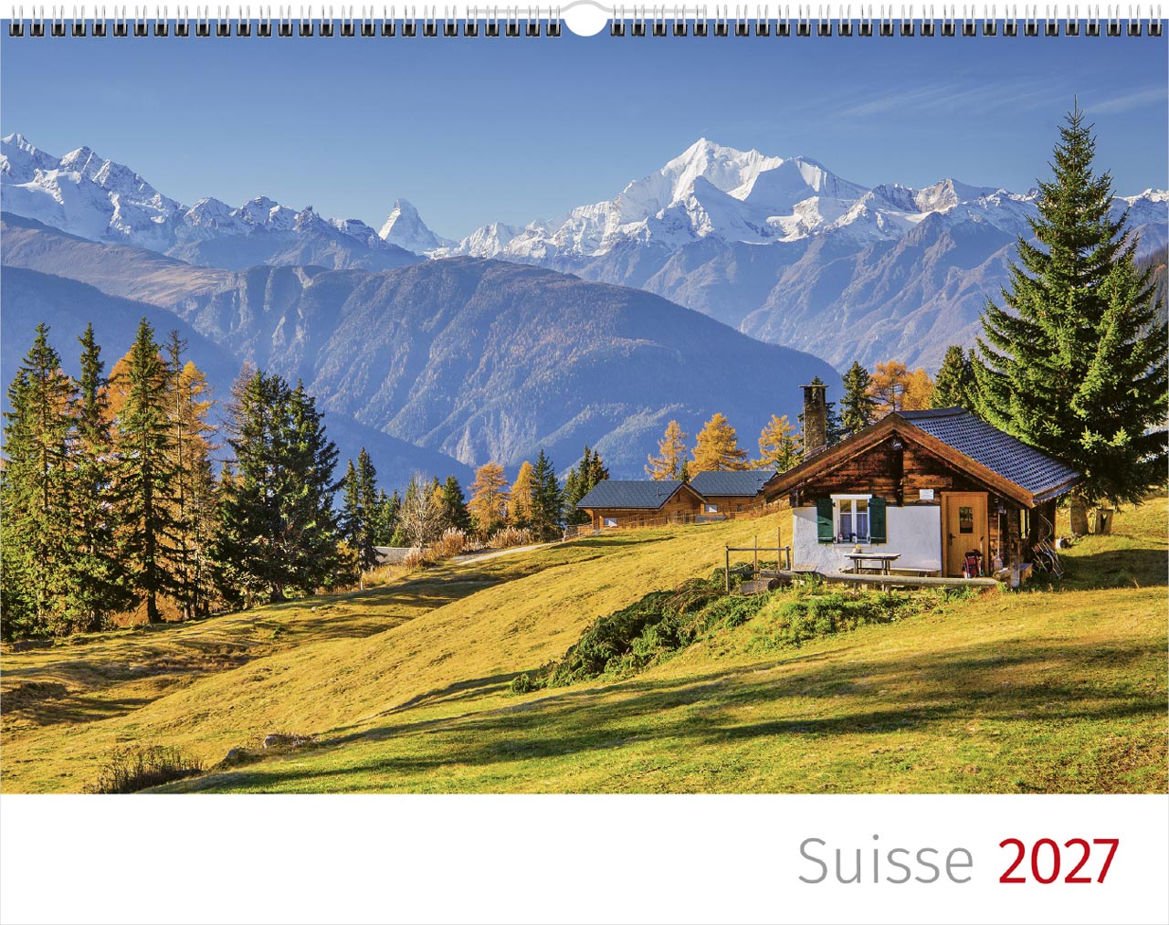Wandkalender - Schweiz 2027 - französisch