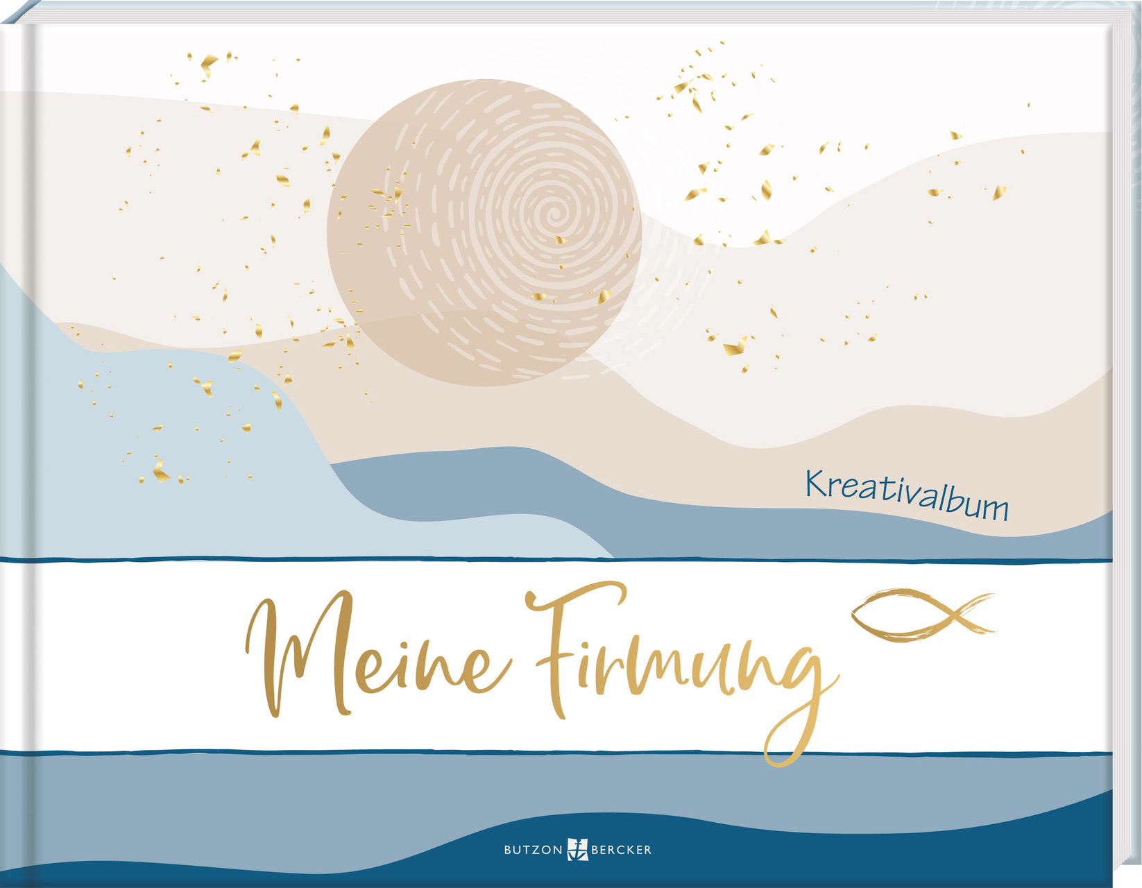 Buch - Meine Firmung - Kreis Fisch Muster