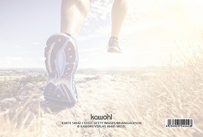 Faltkarte - Alles Gute zur Konfirmation - Jogger Beine Schuhe