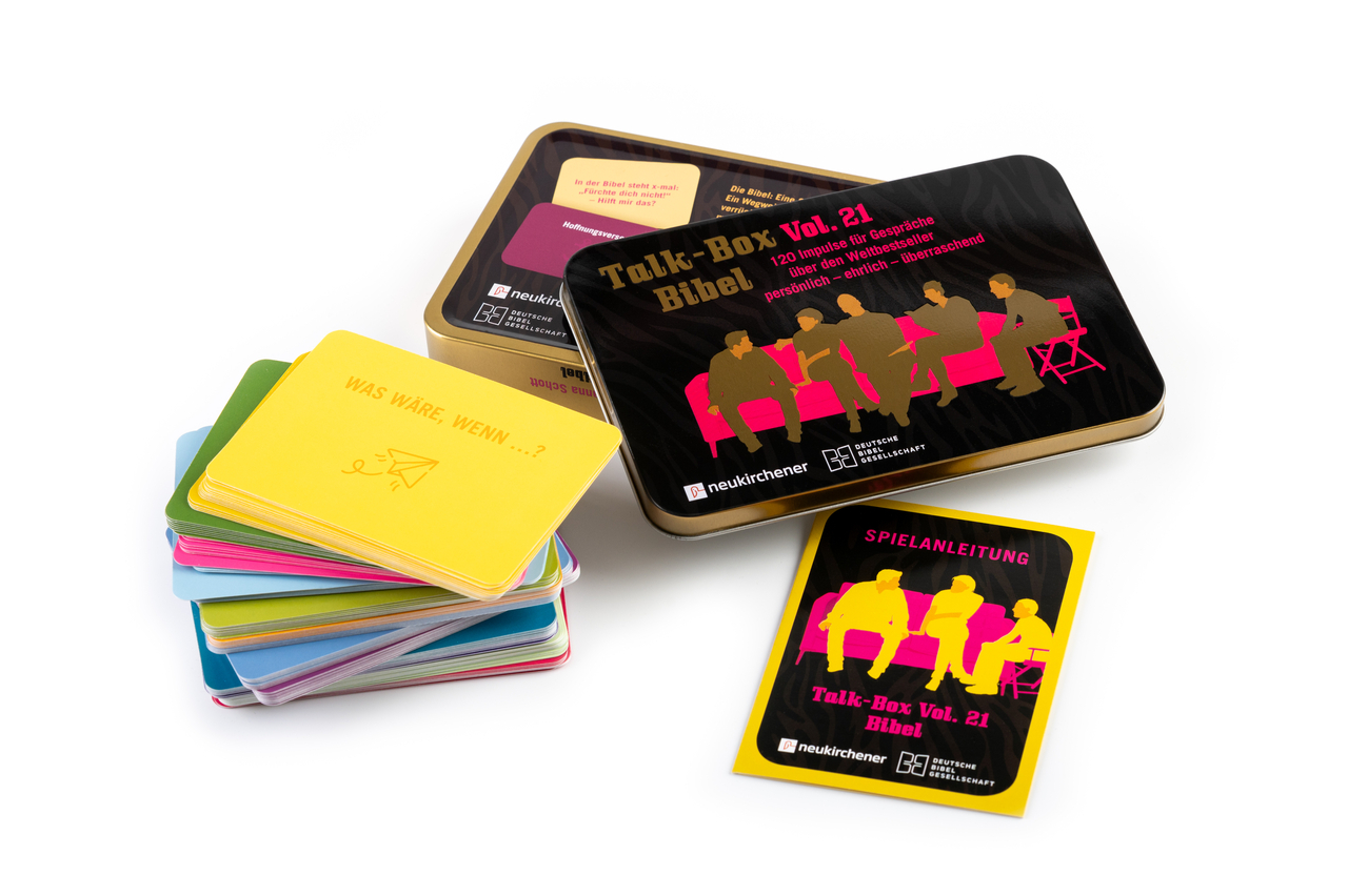 Karten-Box - Talk-Box Vol. 21 - Bibel - Stuhl Sofa Menschen Box