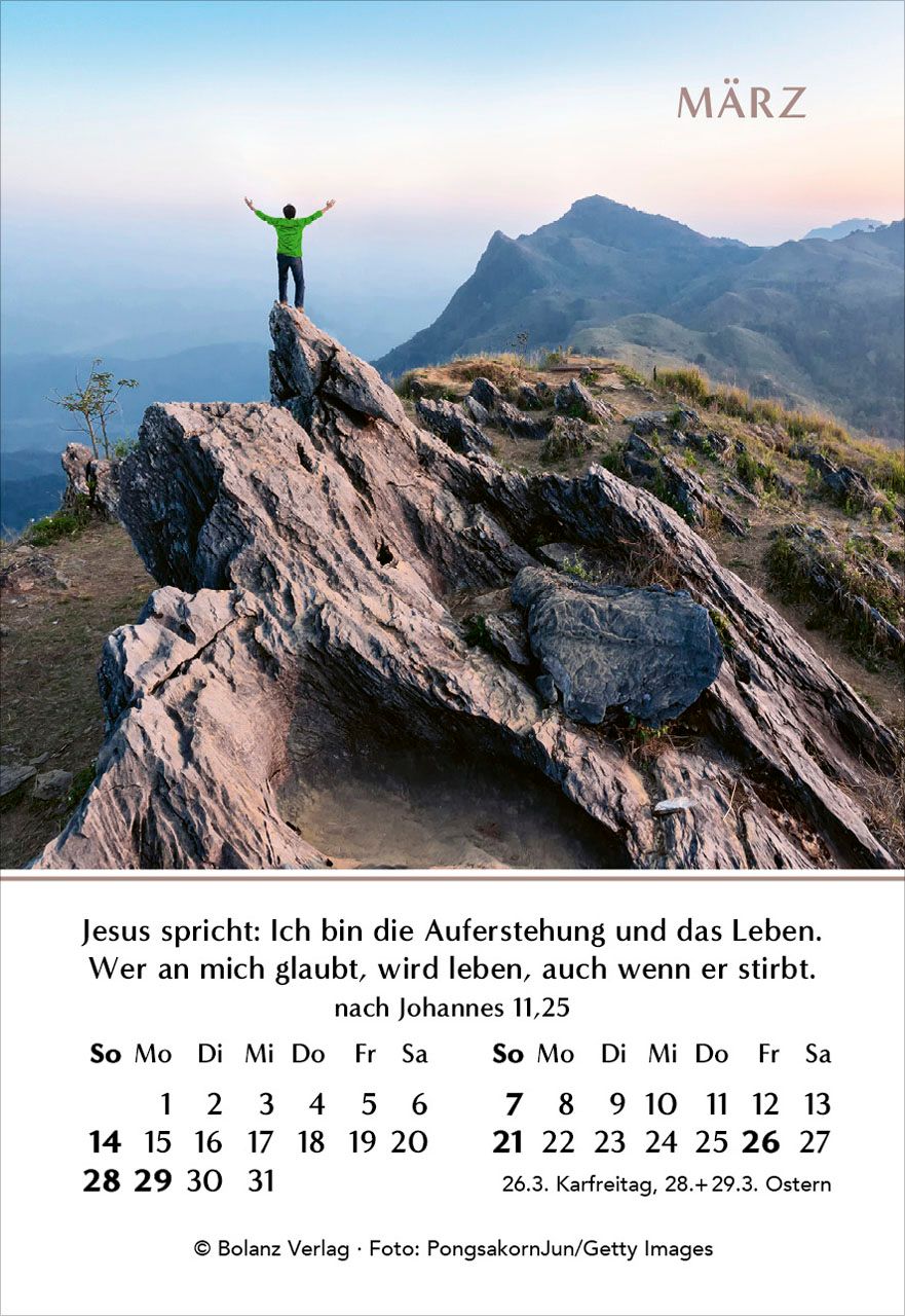 Aufstellkalender - Ein Jahr der Hoffnung 2027