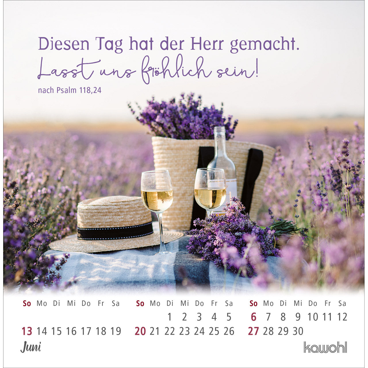 Postkartenkalender - Ankommen & leben 2027