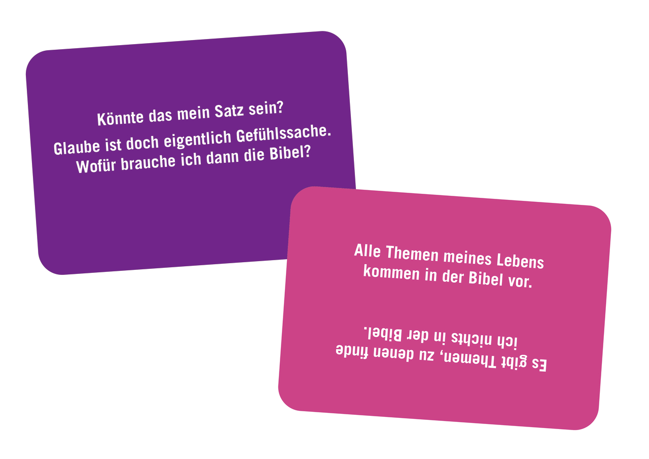 Karten-Box - Talk-Box Vol. 21 - Bibel - Stuhl Sofa Menschen Box