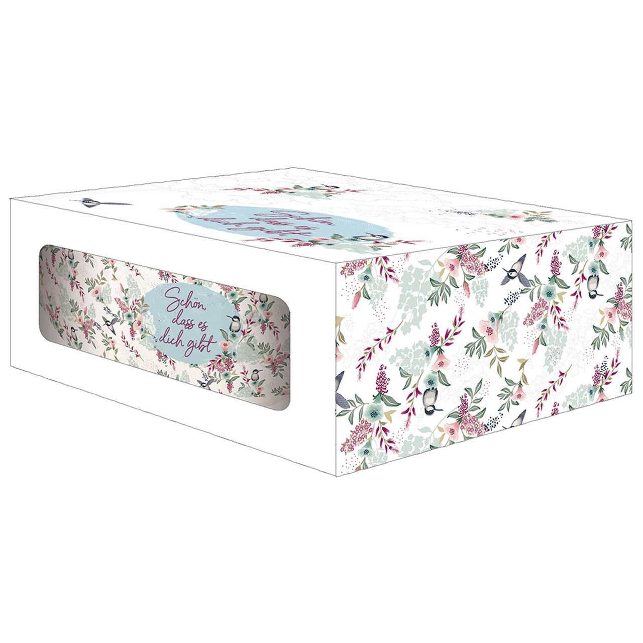 Müslischale - Schön, dass es dich gibt - Kolibri Blumen