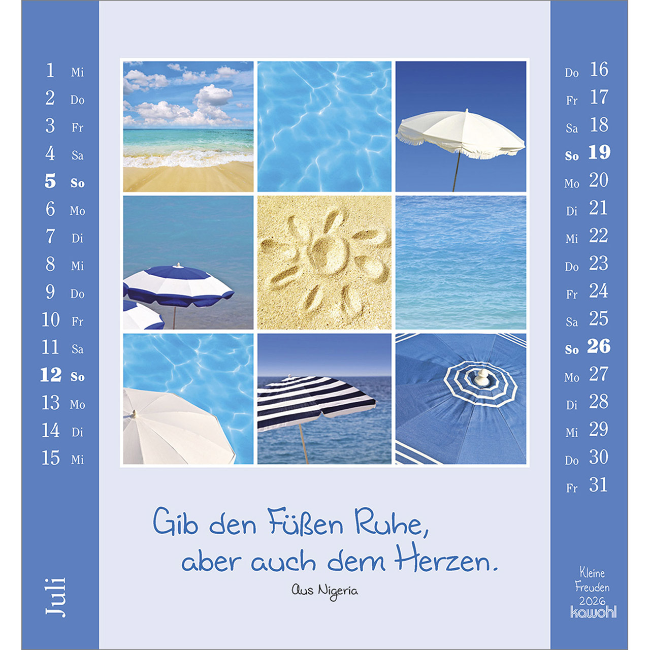 Tischkalender - Kleine Freuden 2026