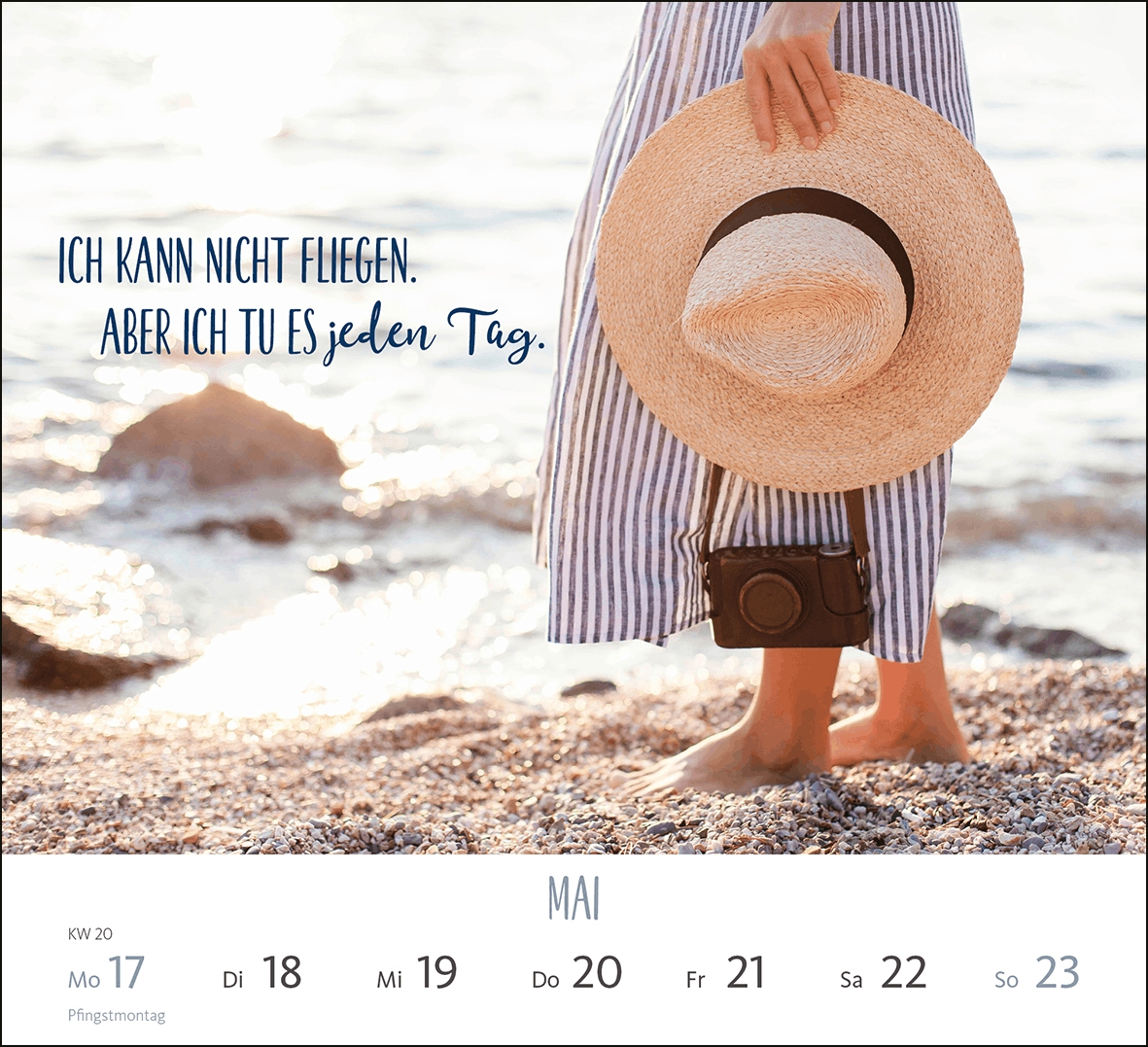 Aufstellkalender - Lebe leicht 2027 - Schmetterling