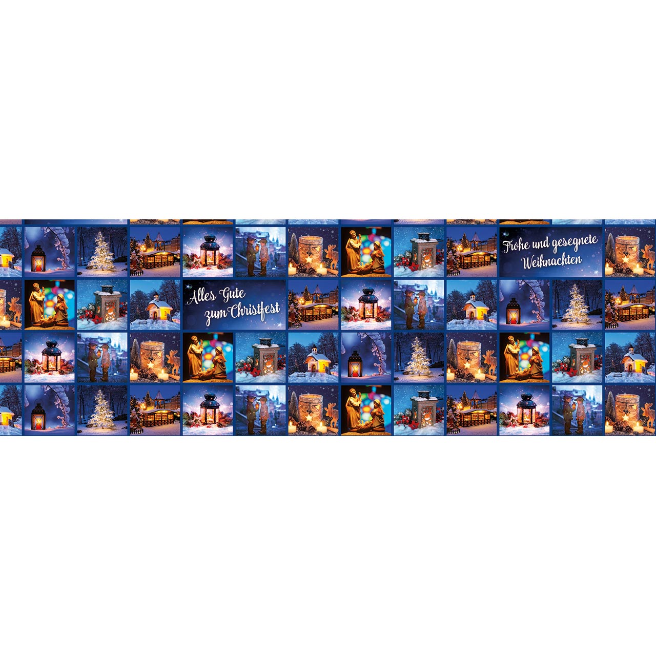 Geschenkpapier - Geschenkpapier-Buch: Weihnachts-Segen (Foto-Collagen) - Weihnachtsmotive