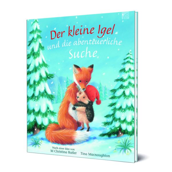 Buch - Der kleine Igel und die abenteuerliche Suche - Fuchs Igel Mütze Tannenbäume Schnee