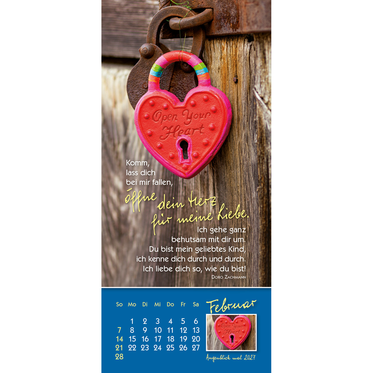 Aufstellkalender - Augenblick mal 2027