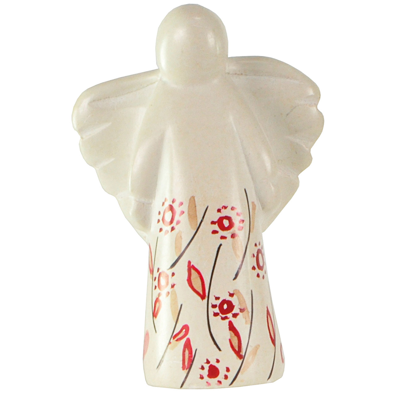 Speckstein-Engel Figur - Speckstein-Engel - Engel Blütenzweige