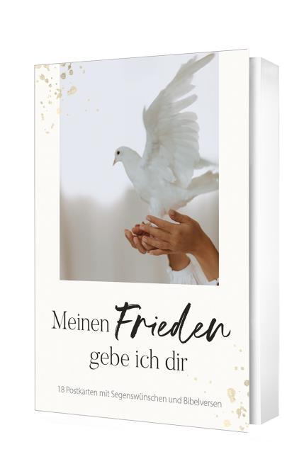 Postkarten - Meinen Frieden gebe ich dir - Postkartenset - Hände Taube