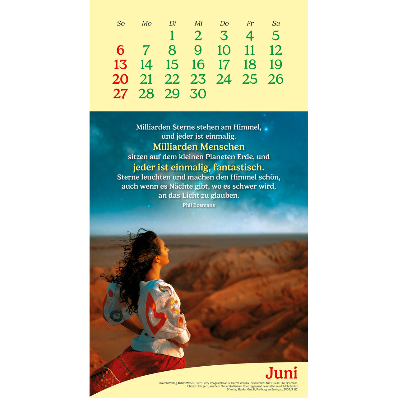 Wandkalender - Vitamine fürs Herz 2027