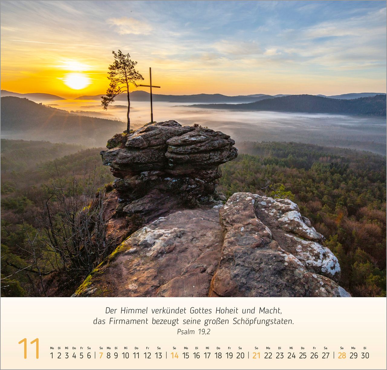 Wandkalender - Licht-Impressionen 2027 Wandkalender