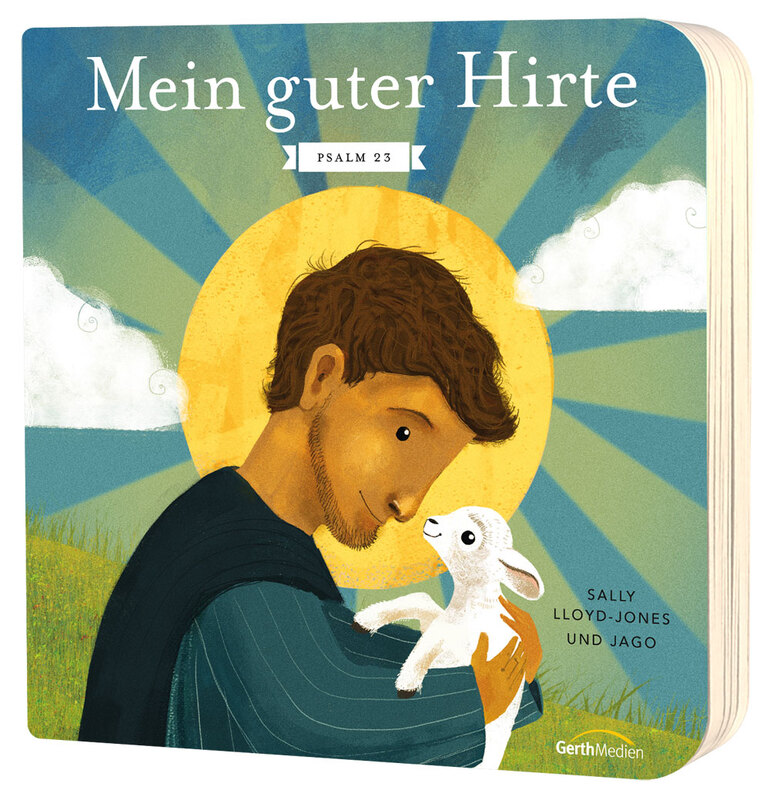 Buch - Mein guter Hirte - Mann Schaf Sonne Wiese Muster
