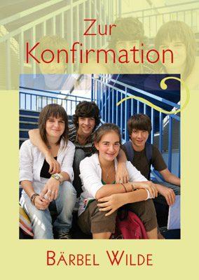 Grußheft - Zur Konfirmation (Jugendliche) - Kinder Jungen Mädchen
