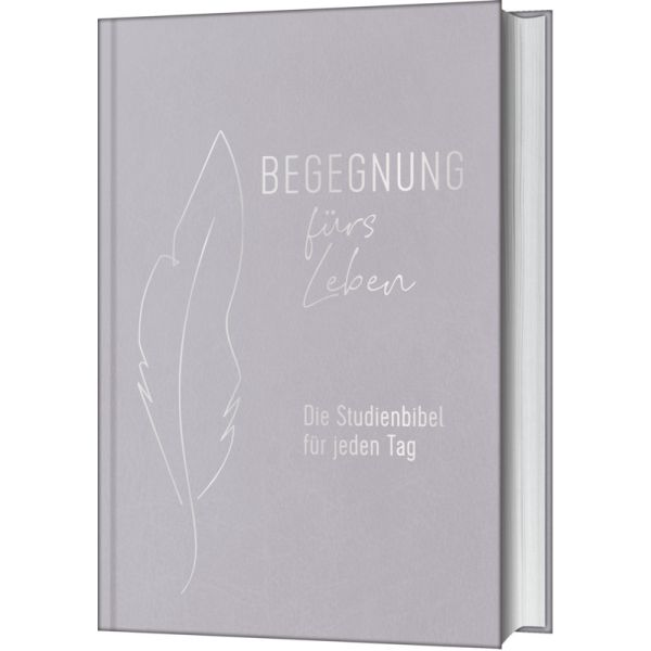 Bibel - Begegnung fürs Leben, Leder - Buch Feder