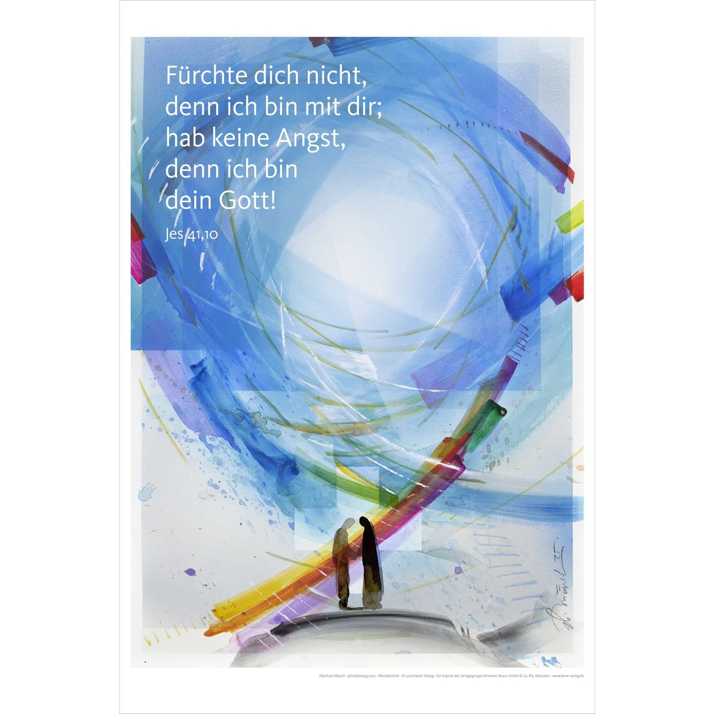 Poster - Kunstdruck 63x92 cm Jahreslosung 2027