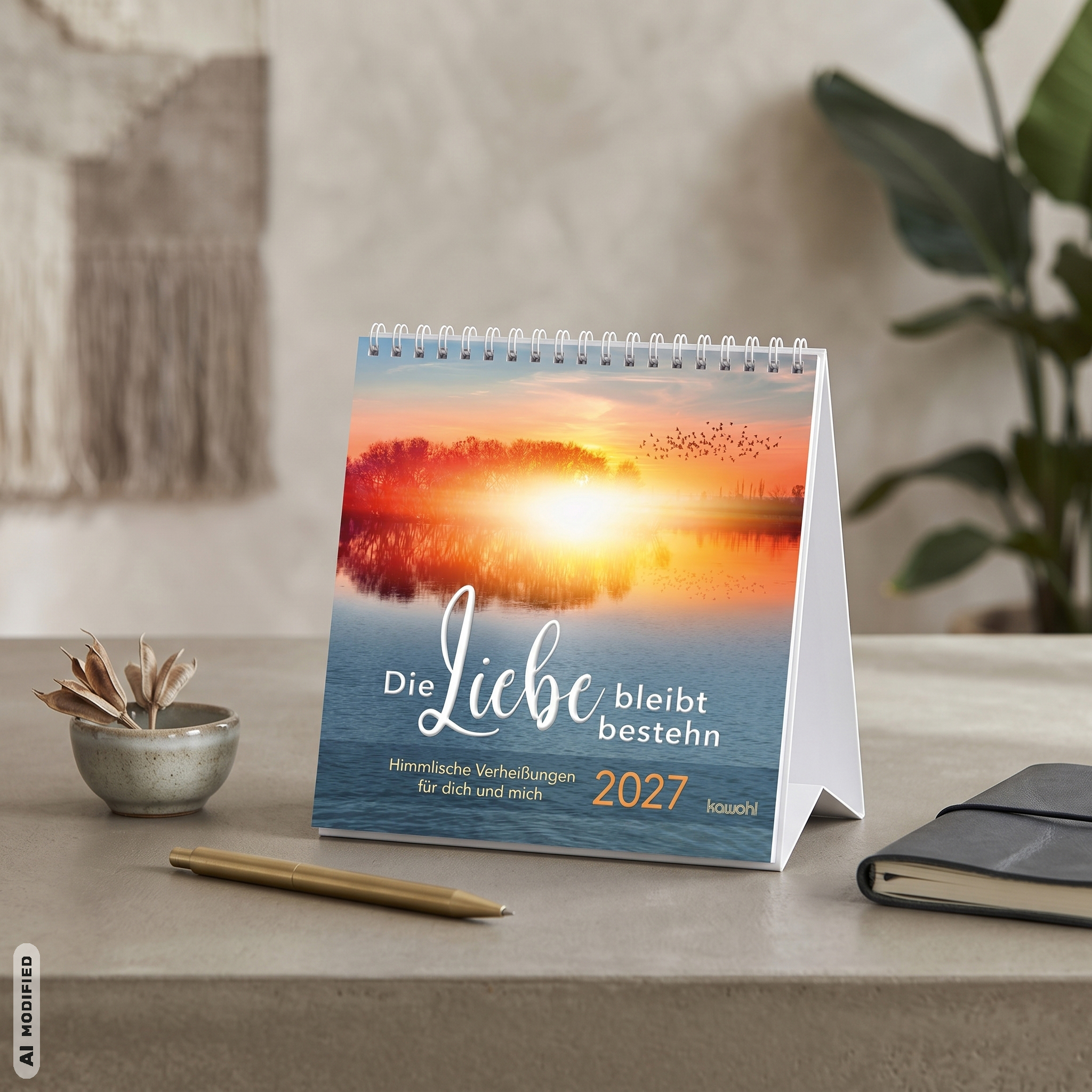 Postkartenkalender - Die Liebe bleibt bestehn 2027