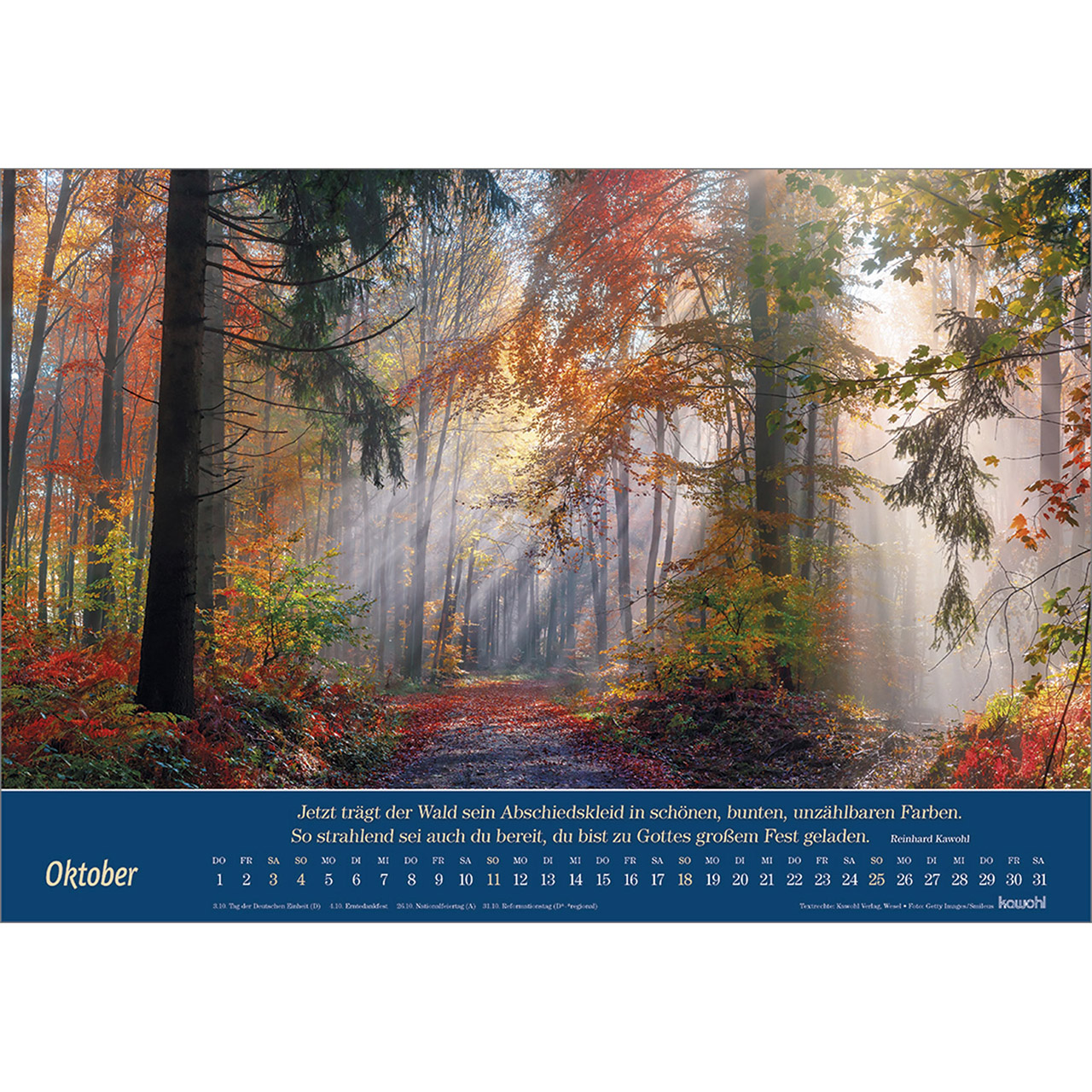 Wandkalender - Atemholen 2026