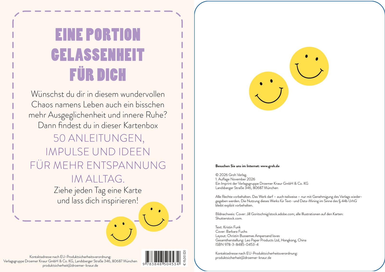 Karten-Box - Less stress