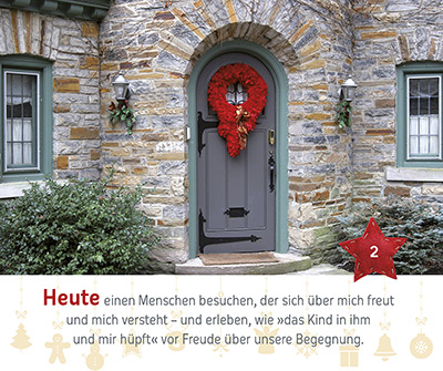 Aufstellbuch - Zünde dein Licht an - Krippe Kerze
