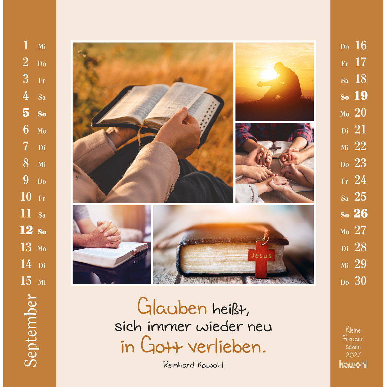 Postkartenkalender - Kleine Freuden sehen 2027