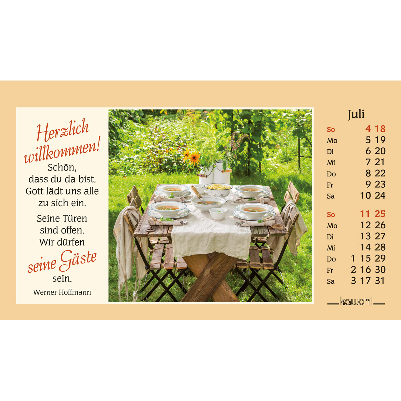 Aufstellkalender - Der kleine Begleiter 2027
