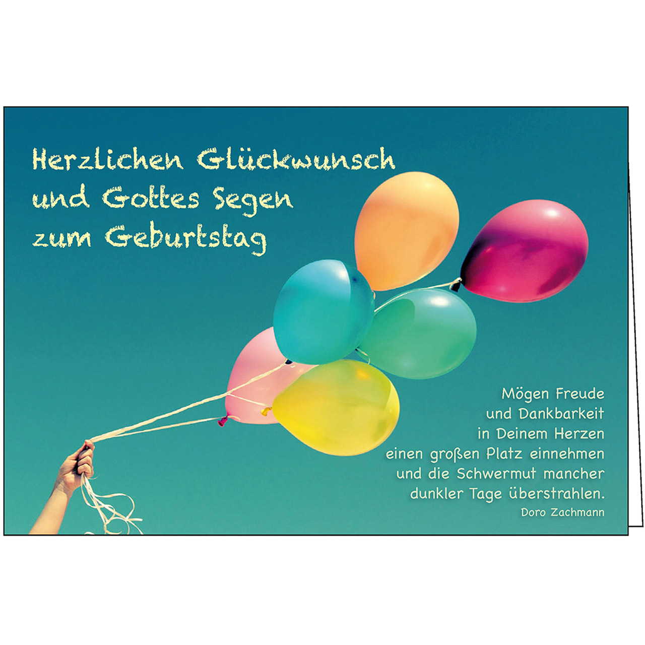 Herzlichen Glückwunsch und Gottes Segen zum Geburtstag